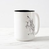 Gothic Cathedral White Zweifarbige Tasse (VorderseiteRechts)