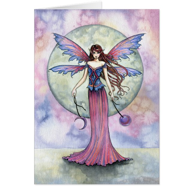 Gothic Celestial Fairy Card von Molly Harrison (Vorne)