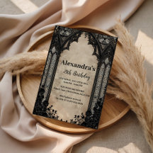 Gothic Chandelier Midnight Birthday