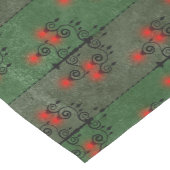 Gothic Chandelier Pattern Holiday Mittelgroßer Tischläufer (Ecke)