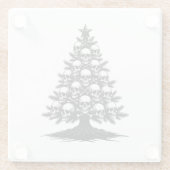Gothic-Christbaum II Glasuntersetzer (Rückseite)