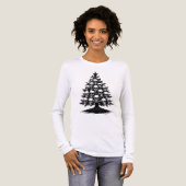 Gothic-Christbaum II Tri-Blend Shirt (Vorderseite voll)