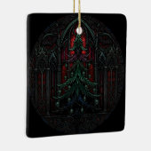 Gothic-Christbaum-Totenköpfe Keramikornament (Rechts)