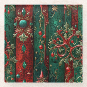 Gothic Christmas Glass Untersetzer