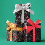 Gothic Christmas Moody Floral Geschenkpapier Set<br><div class="desc">Dieses Design kann durch Auswahl der Option Design bearbeiten personalisiert werden. Sie können auch auf andere Gegenstände übertragen. Kontaktieren Sie mich unter colorflowcreations@gmail.com oder nutzen Sie die Chat-Option oben auf der Seite, wenn Sie dieses Design auf einem anderen Produkt haben möchten oder Hilfe bei diesem Design benötigen. Ich kann bei...</div>