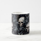 Gothic Christmas Skulls Kaffeetasse (Mittel)