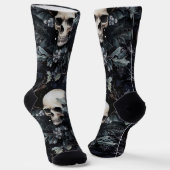 Gothic Christmas Skulls Socken (Gewinkelt)