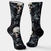 Gothic Christmas Skulls