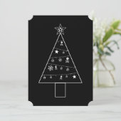 +{ Gothic Christmas Tree }+ Einladung (Stehend Vorderseite)
