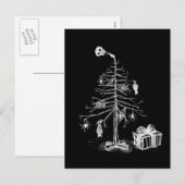 Gothic Christmas Tree Feiertagspostkarte (Vorne/Hinten)