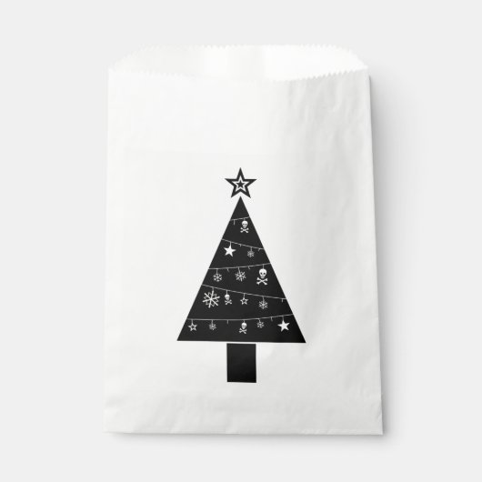 Gothic Christmas Tree Geschenktütchen (Vorderseite)