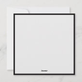 Gothic Christmas Tree Goth Xmas Feiertagskarte (Rückseite)