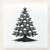Gothic Christmas Tree II Glasuntersetzer (Vorderseite)