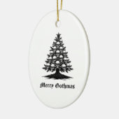 Gothic Christmas Tree II Keramik Ornament (Links)