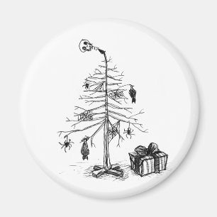 Gothic Christmas Tree Magnet