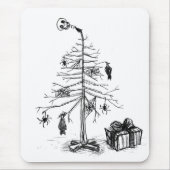 Gothic Christmas Tree Mousepad (Vorne)