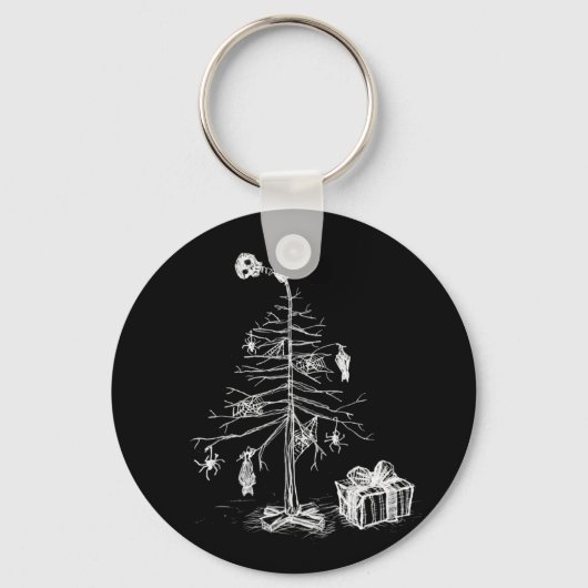 Gothic Christmas Tree Schlüsselanhänger (Vorderseite)