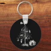 Gothic Christmas Tree Schlüsselanhänger (Vorderseite)
