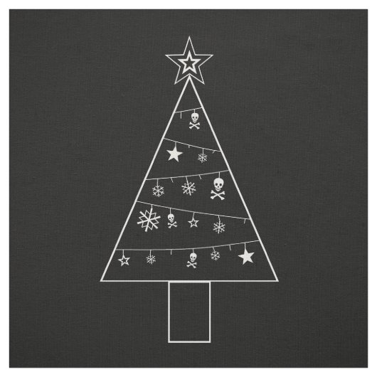 +{ Gothic Christmas Tree }+ Stoff (Muster)