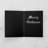 Gothic Christmas Tree V Karte (Innenseite)