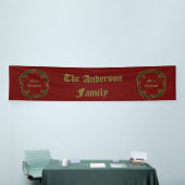 Gothic Christmas Wreath Custom Banner (Messeveranstaltung)