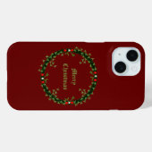 Gothic Christmas Wreath Custom Case-Mate iPhone Hülle (Rückseite (Horizontal))