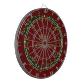 Gothic Christmas Wreath Custom Dartscheibe (Vorderseite Links)