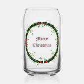 Gothic Christmas Wreath Custom Dosenglas (Vorderseite)