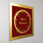 Gothic Christmas Wreath Custom Foliendrucke (Ablage )