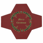 Gothic Christmas Wreath Custom Fußball (Flach)