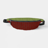Gothic Christmas Wreath Gemustert Bauchtasche (Vorderseite)