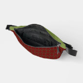 Gothic Christmas Wreath Gemustert Bauchtasche (Offen)