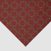 Gothic Christmas Wreath Gemustert Seidenpapier (Ausschnitt)