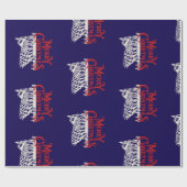 Gothic Christmat Wrapping Paper Geschenkpapier (Flach)