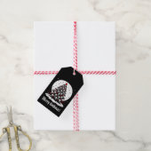 Gothic Chrsitmas Tree I Geschenkanhänger (Mit Garn)