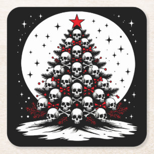 Gothic Chrsitmas Tree I Rechteckiger Pappuntersetzer