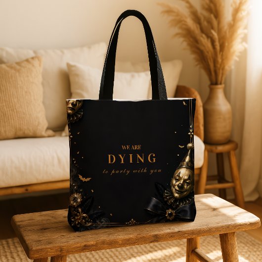 Gothic Clown Halloween-Party Tasche
