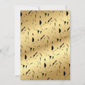 Gothic Coffin Birthday Einladung (Rückseite)