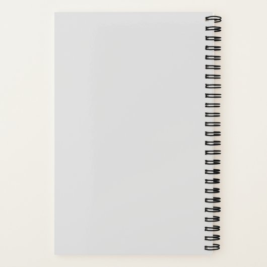 Gothic Coffin & Skull mit Rote Rose Notizblock (Rückseite)