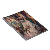 Gothic Corpse Bride Buntglas Whimsigoth Kunst Notizblock (Rechte Seite)