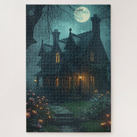 Gothic Cottagecore Fusion Jigsaw Puzzle (Vertikal)