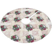 Gothic Countenance Serie Design 16 Polyester Weihnachtsbaumdecke (Schrägansicht)