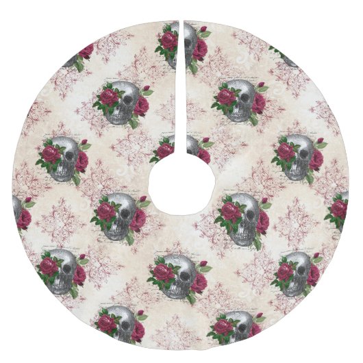 Gothic Countenance Serie Design 16 Polyester Weihnachtsbaumdecke (Vorderseite)