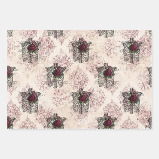 Gothic Countenance Serie Design 16 Wrapping Pap Geschenkpapier Set (Vorderseite 3)