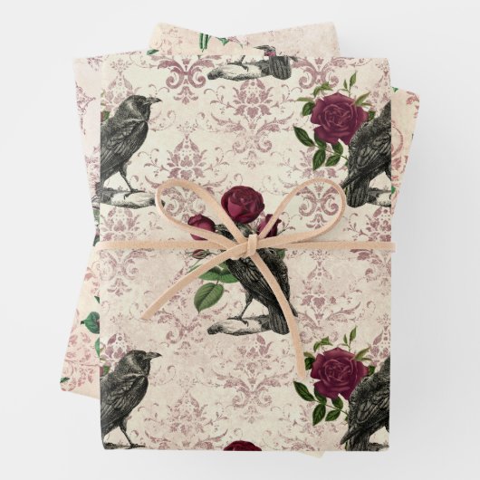 Gothic Countenance Serie Design 16 Wrapping Pap Geschenkpapier Set (Beispiel)