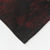 Gothic Couple Dark Blume Fleecedecke (Ecke)
