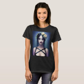 Gothic Cracked Porcelain Beauty T-Shirt (Vorne ganz)