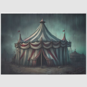 Gothic Creepy Circus Zent Moody Decoupage Paper Seidenpapier
