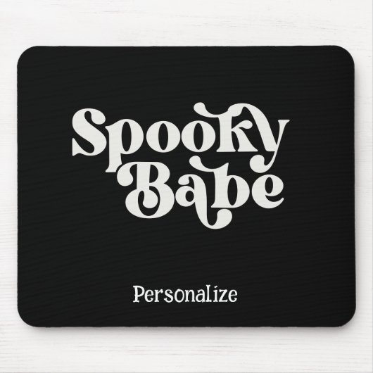 Gothic & Creepy Spooky Babe Personalisierte Comput Mousepad (Vorne)