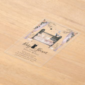 Gothic Crib Baby Shower Einladung (Ablage )